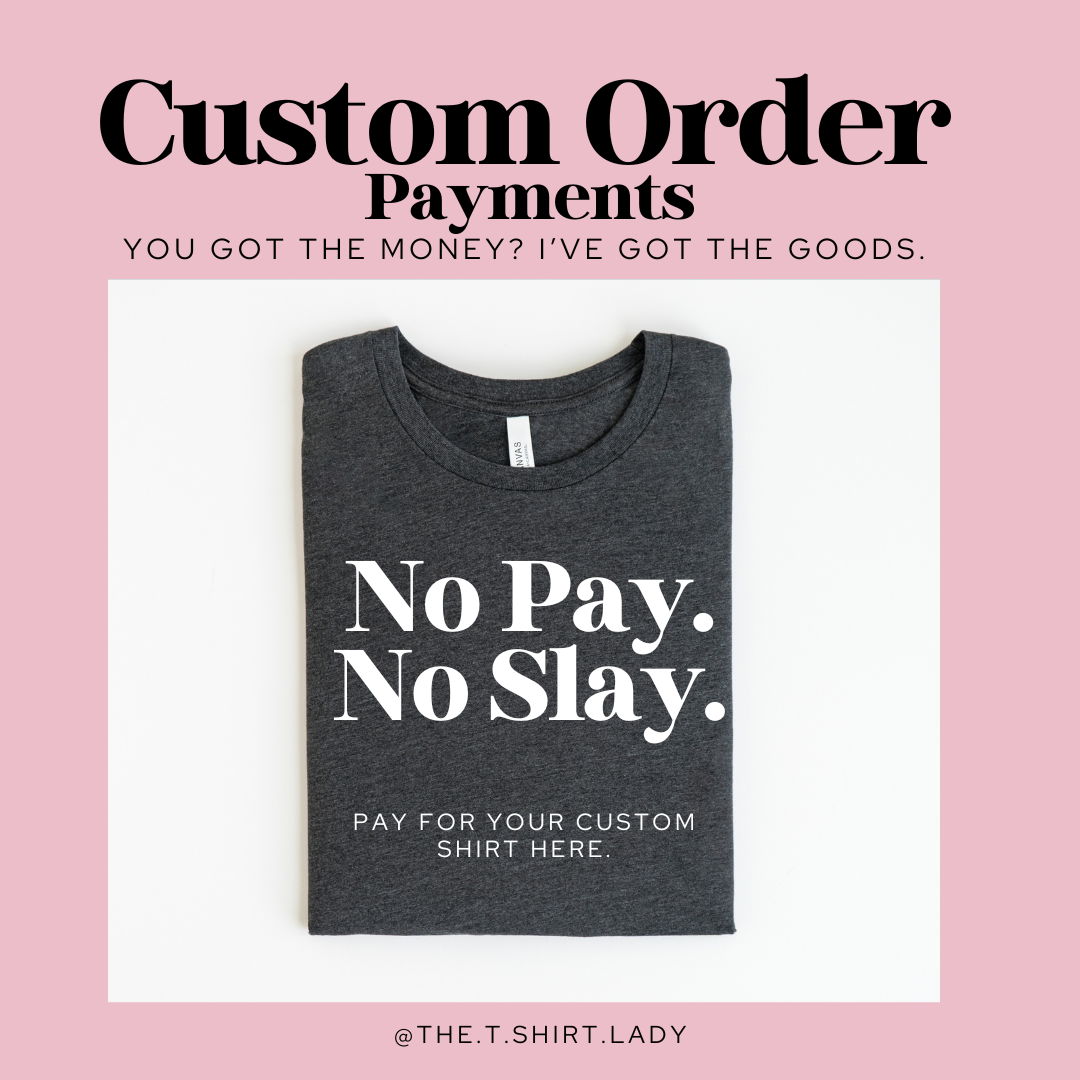 Custom Orders-Payment