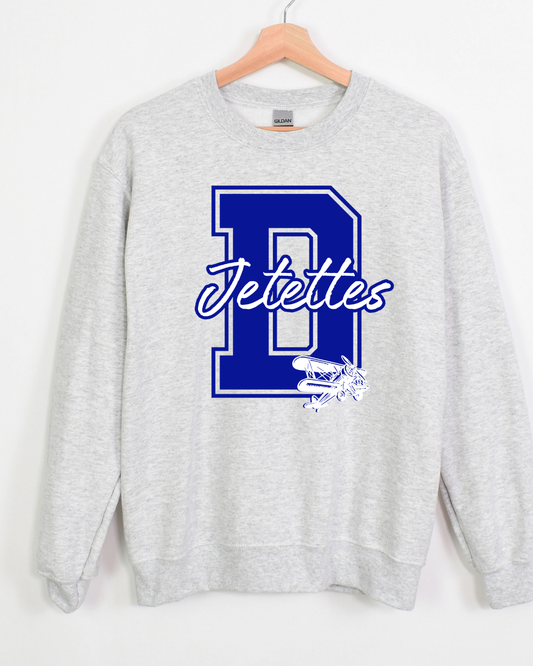 D Jetette Flyer Crewneck