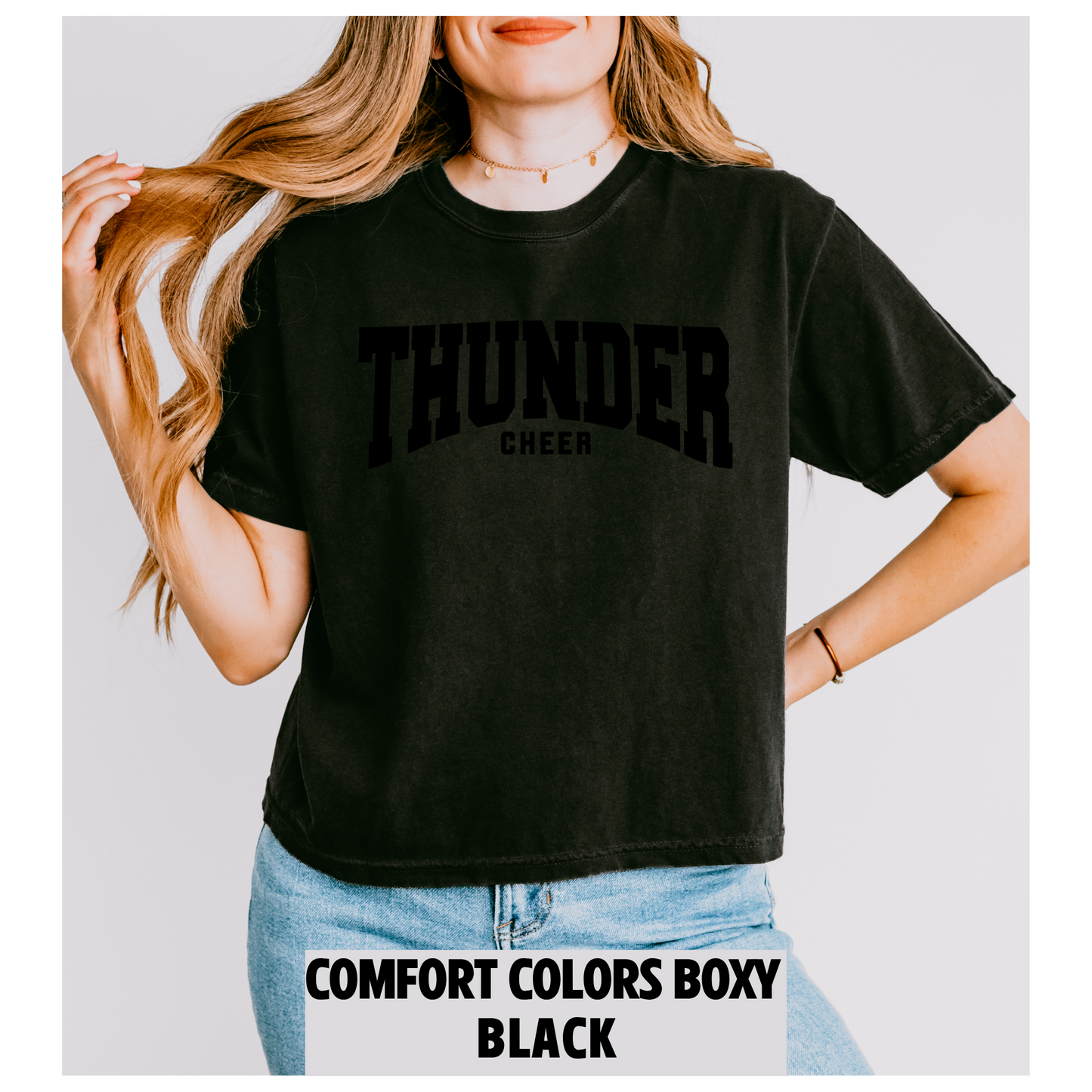 Thunder Cheer Puff Print